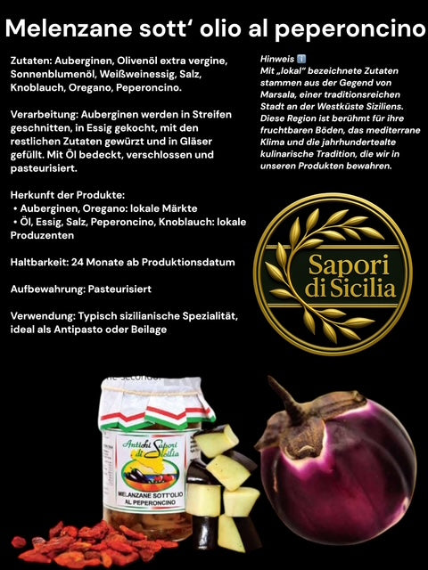 280 g Chili-Auberginen in Öl